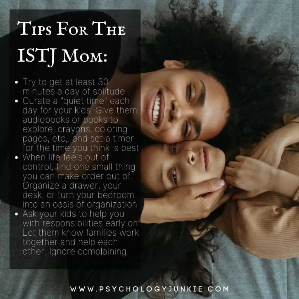 Tips for the ISTJ mom