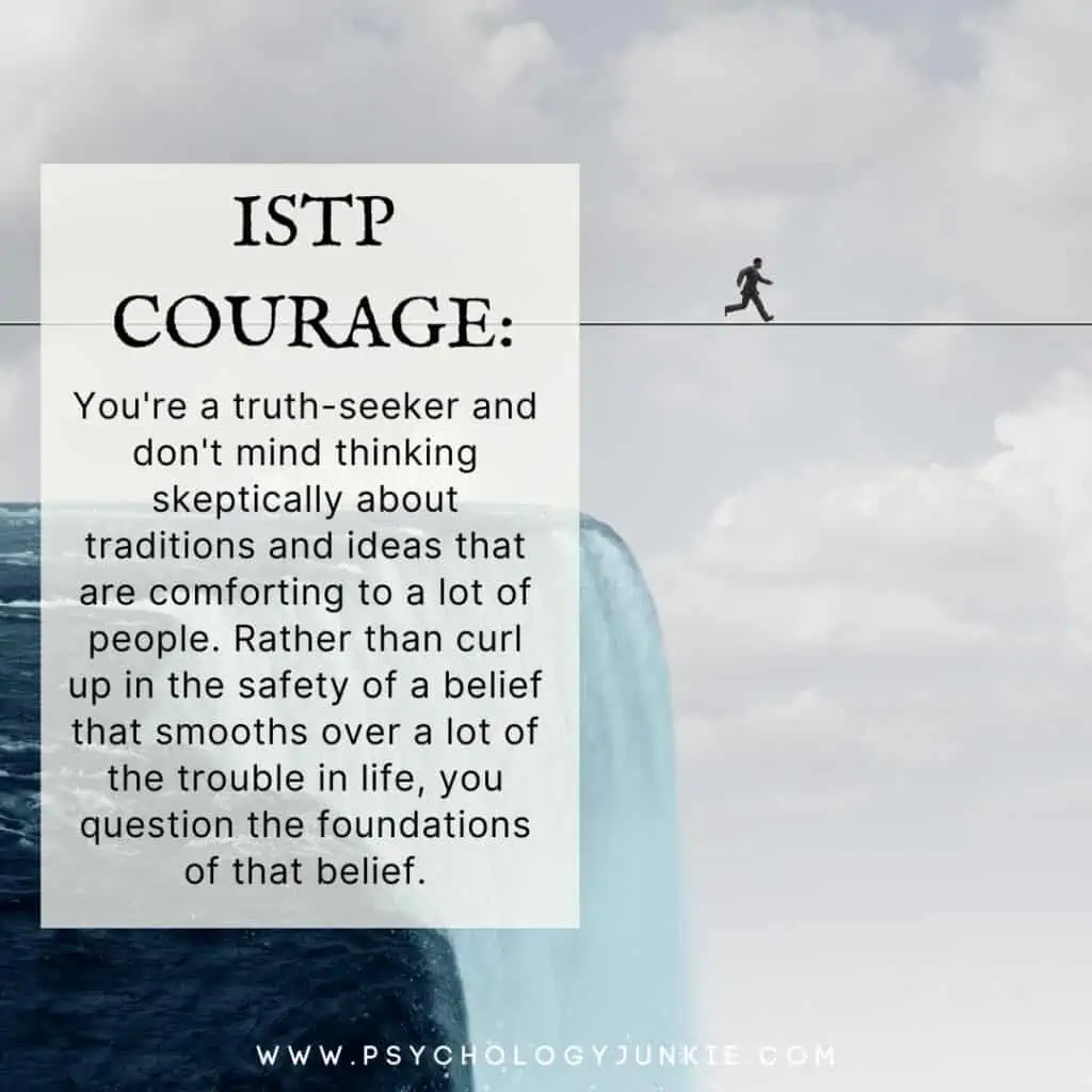 Understanding ISTP courage