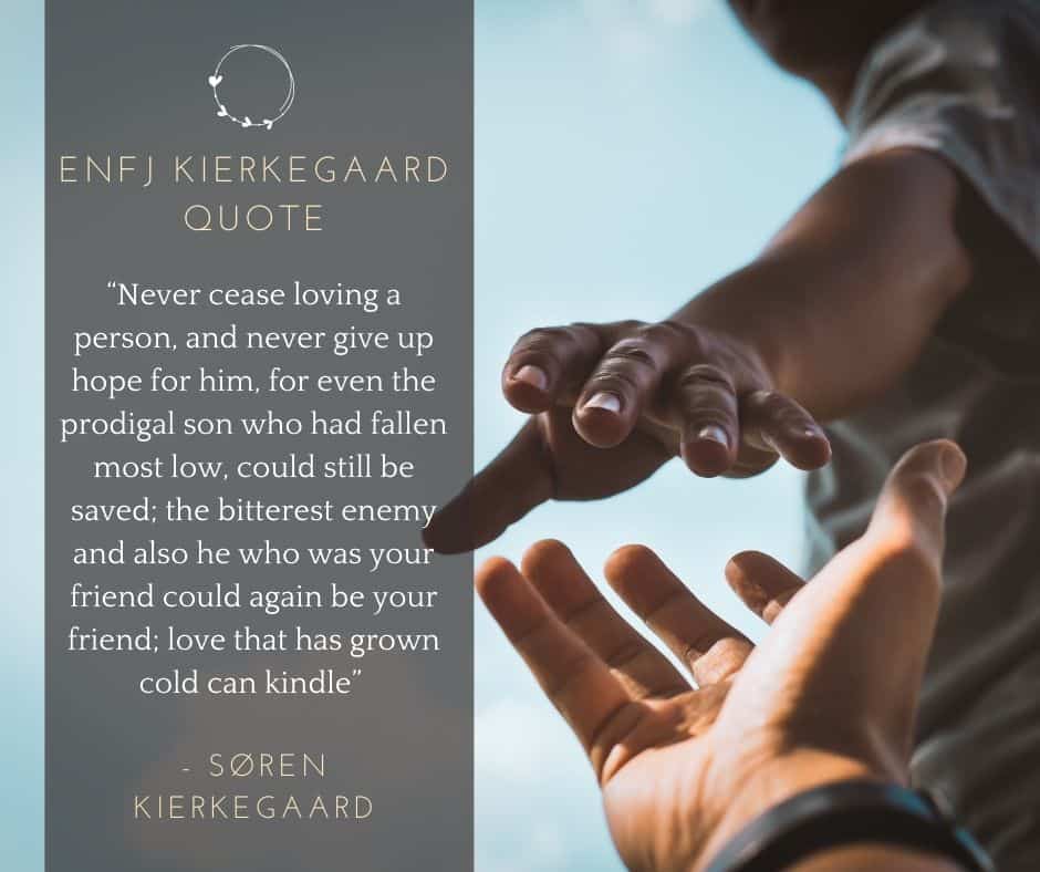 ENFJ Kierkegaard Quote