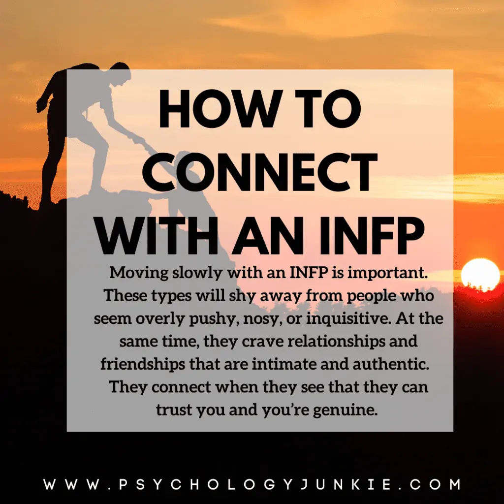 How to connect with an INFP
