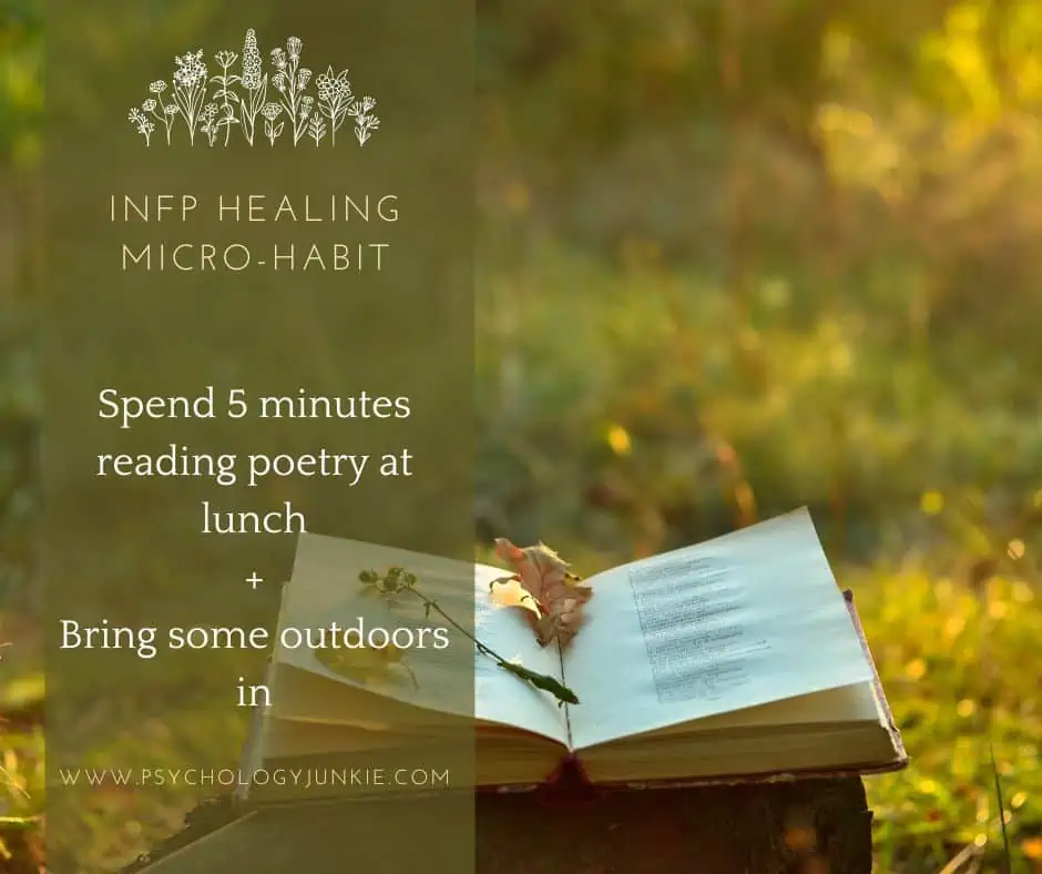 INFP Healing micro-habit