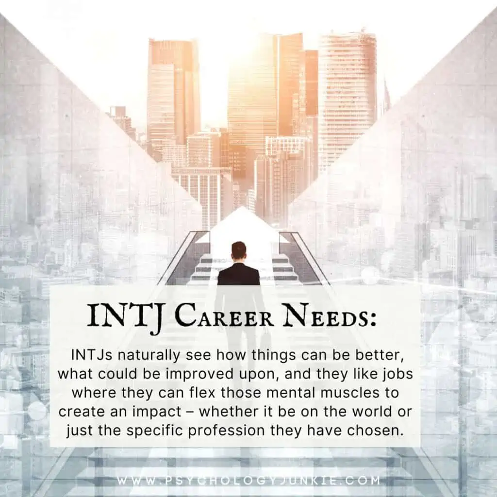 INTJ Career Needs