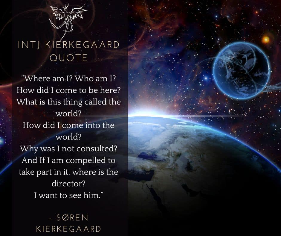 INTJ Kierkegaard Quote