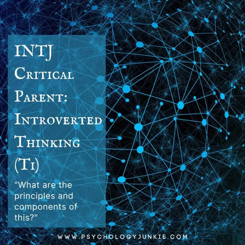 Intj INTJ has the cognitive functions NiTeFiSe. INTJs are known