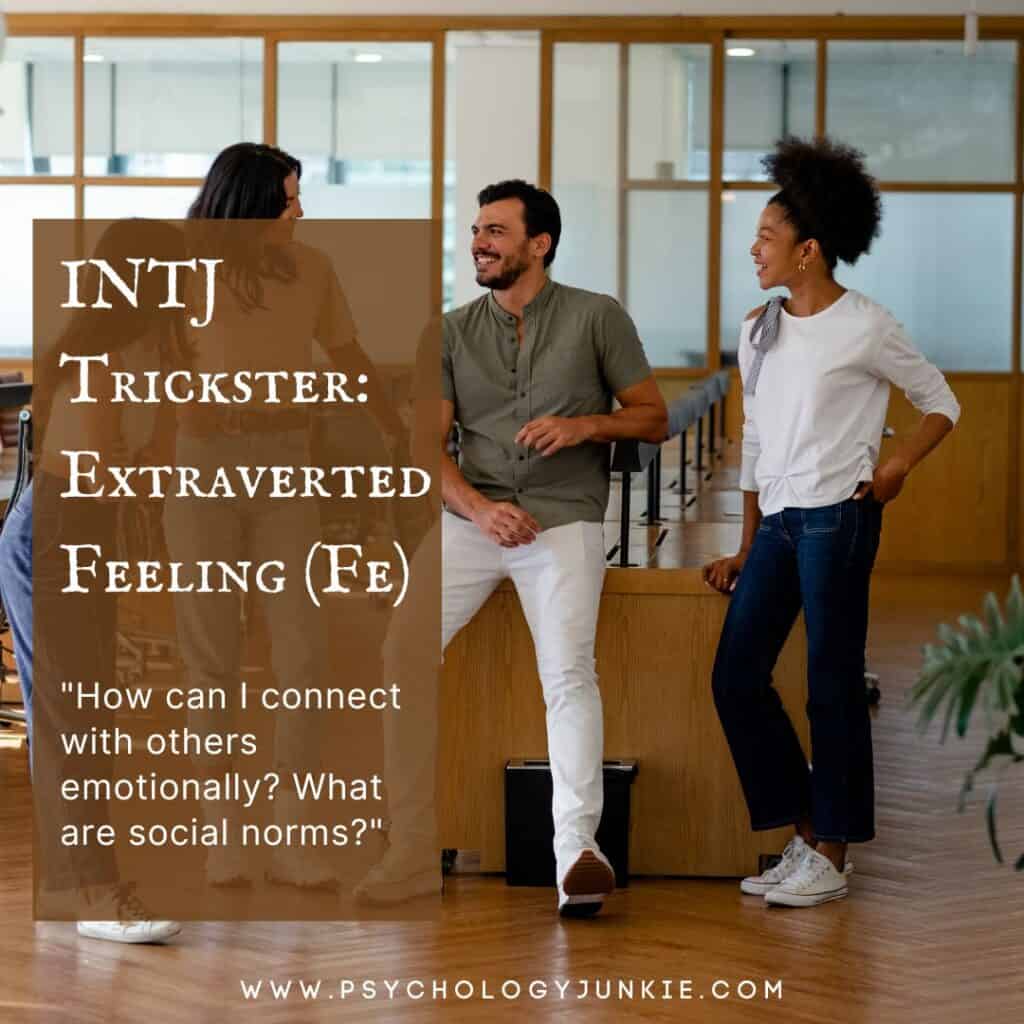 INTJ Trickster, Extroverted Feeling