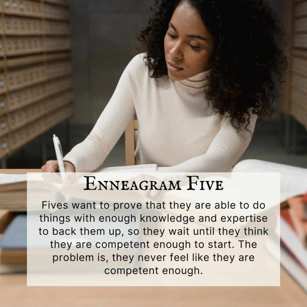 Enneagram Fives and self-sabotage