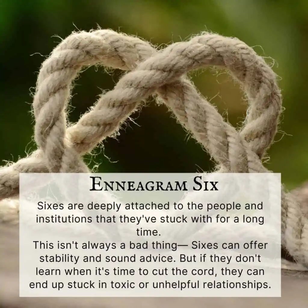 Enneagram Sixes and self-sabotage