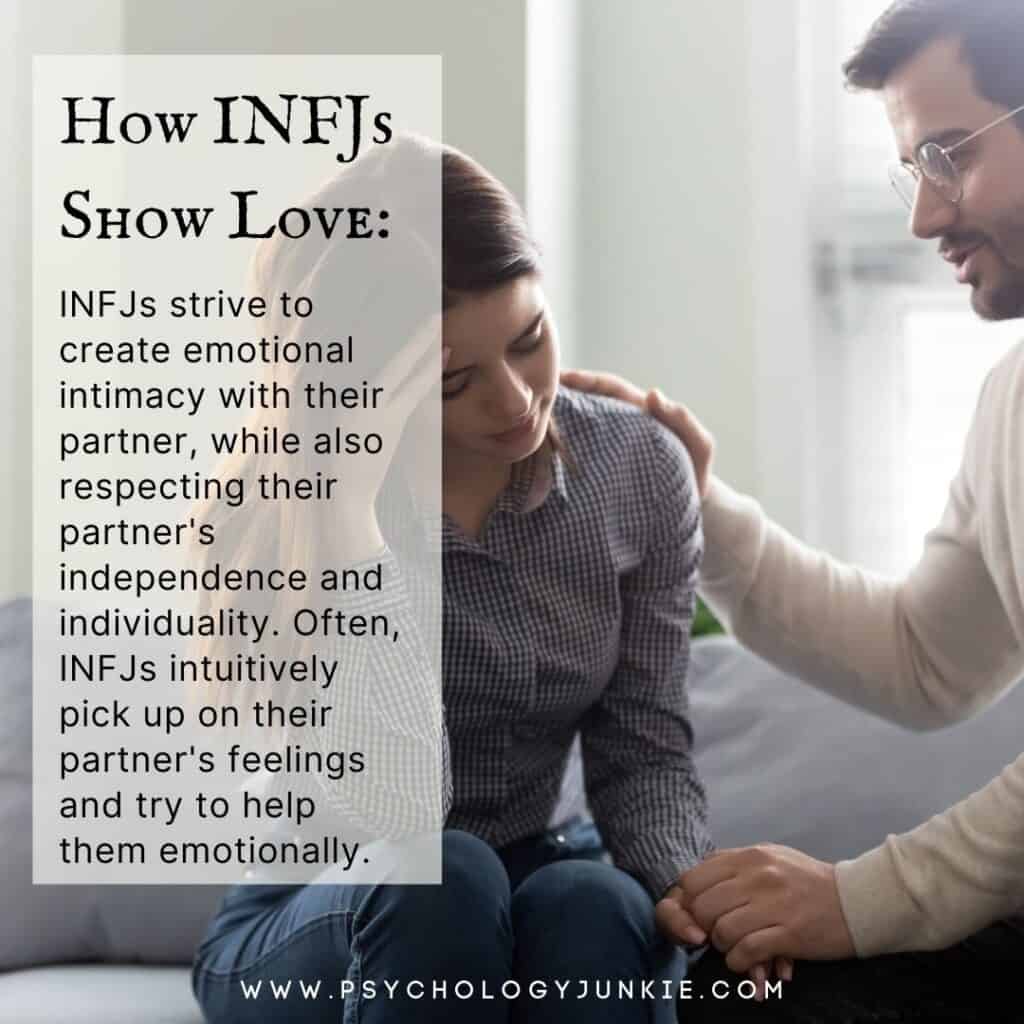 Discover one of the many ways that INFJs show they care