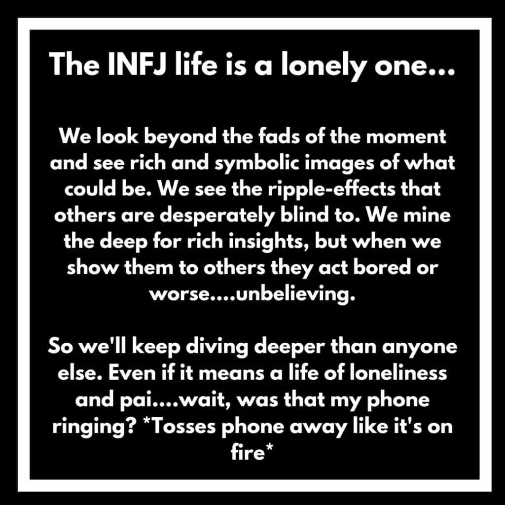 INFJ sad meme