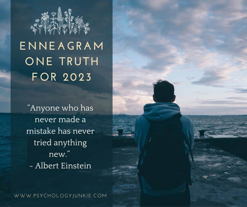 Enneagram One truth by Albert Einstein