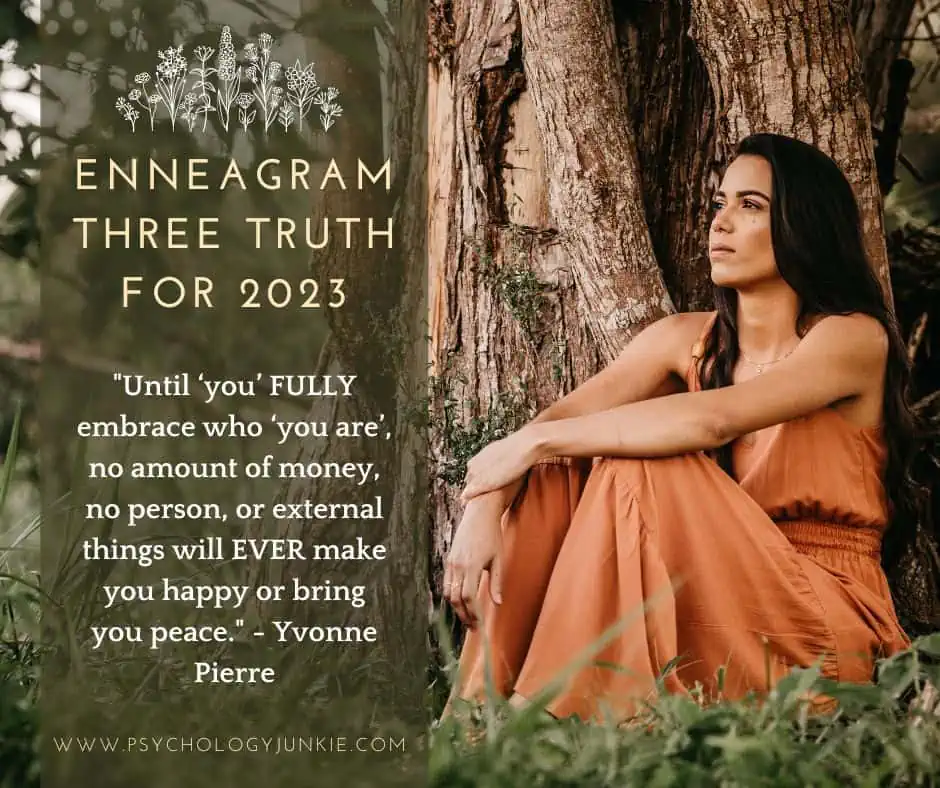 Enneagram 3 truth for the year 2023