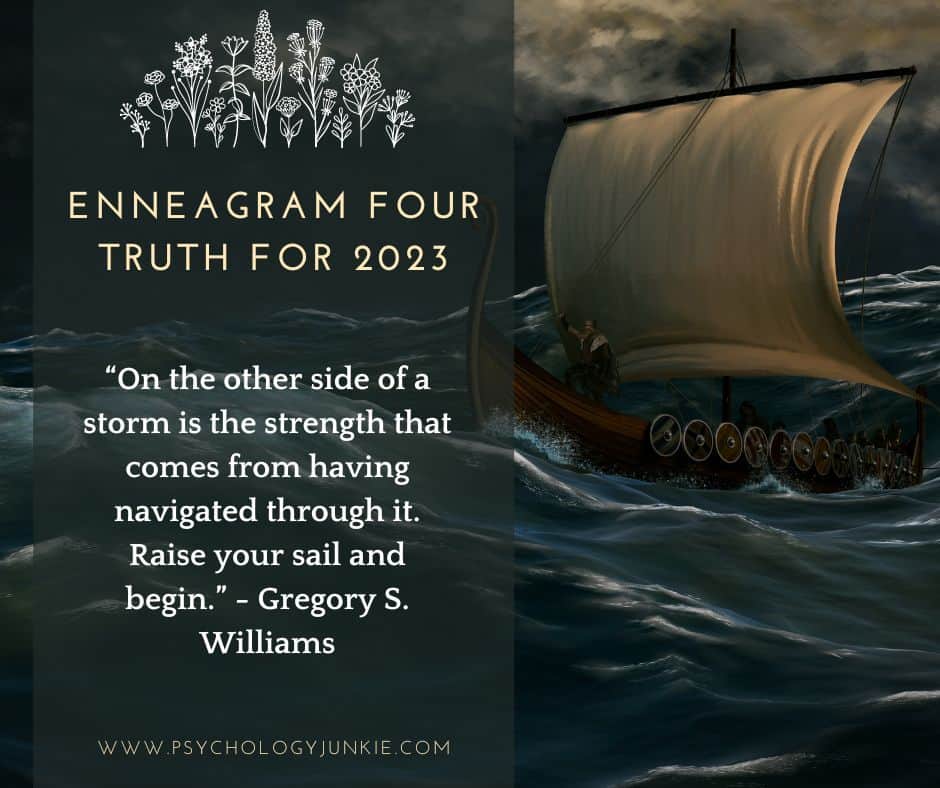 The truth Enneagram Fours need to realize for 2023
