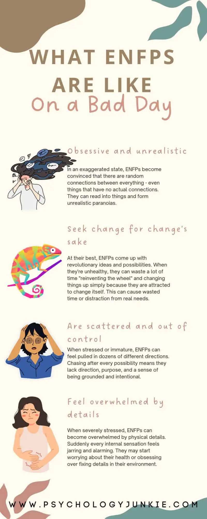 ENFP bad day infographic