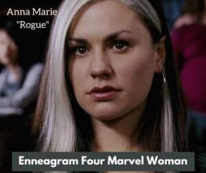 Enneagram 4 Marvel Woman. Rogue