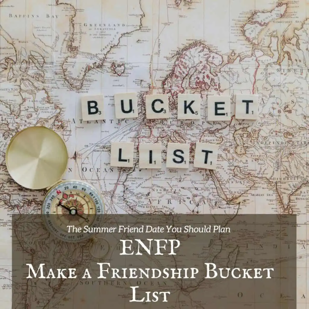 ENFP bucket list