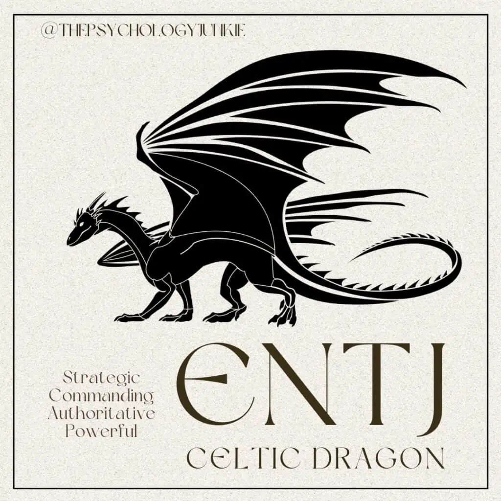 ENTJ mythical creature, the Celtic dragon. #ENTJ