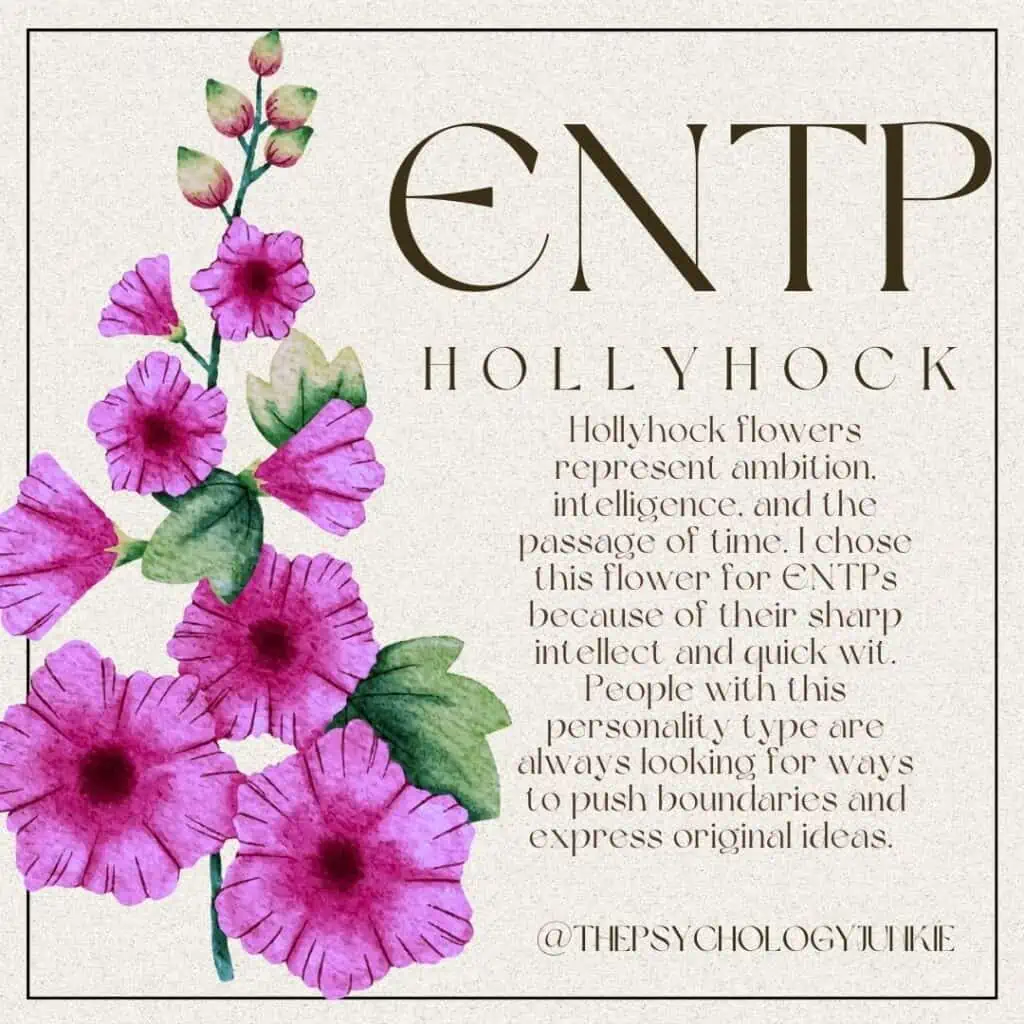 Myers-Briggs Personality Type Flowers