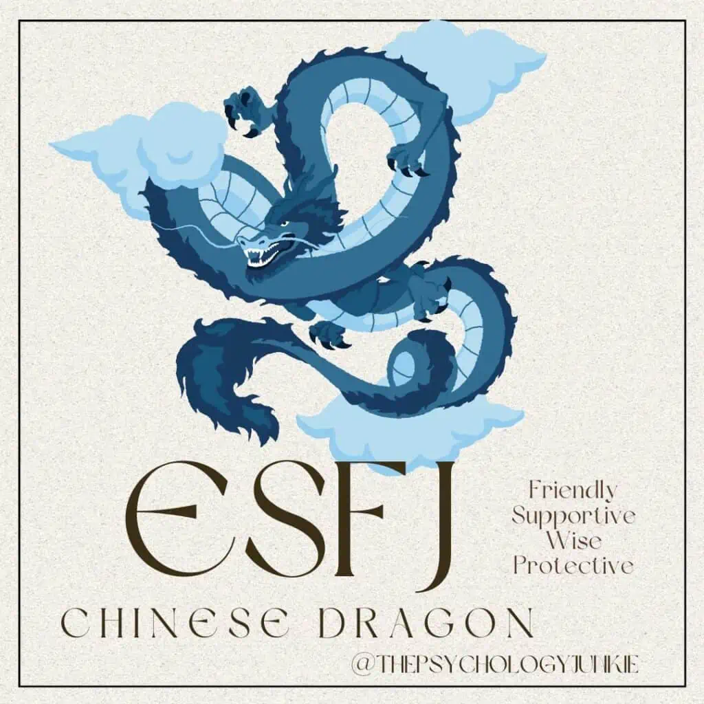 The ESFJ mythical creature is the Chinese dragon