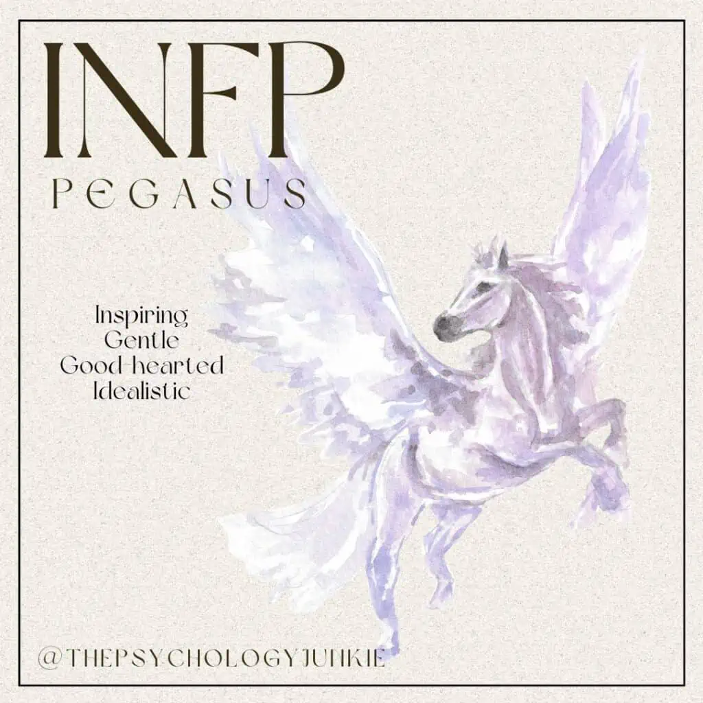 INFP mythical creature is Pegasus #INFP