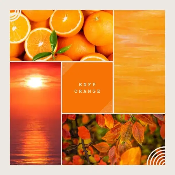 ENFP color is orange