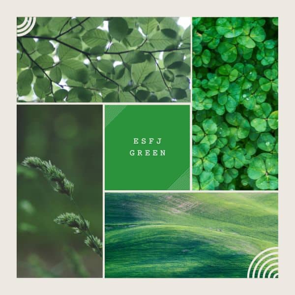 ESFJ color is green