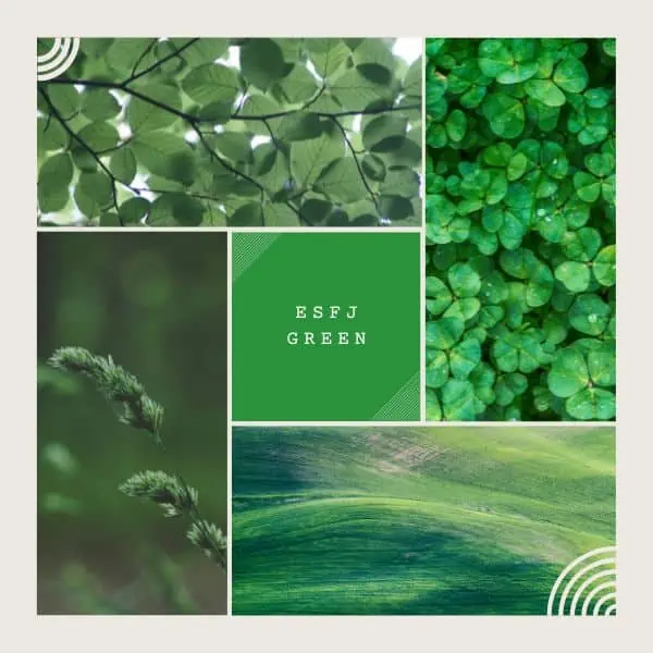 ESFJ color is green