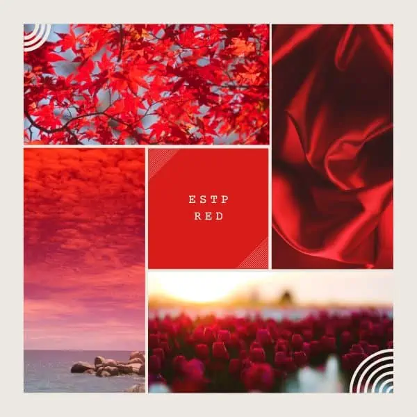 ESTP color is red