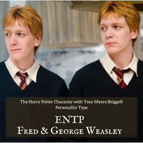 Fred and George Weasley are ENTPs
