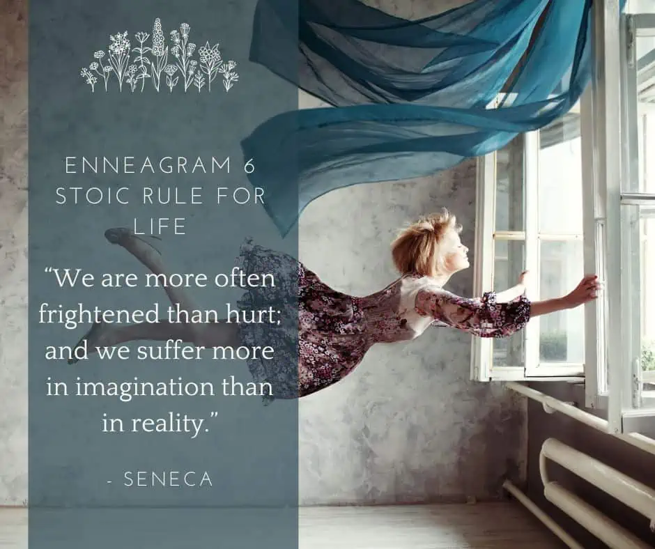 Enneagram 6 quote by Seneca