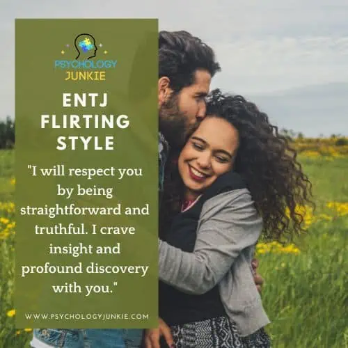 ENTJ flirting style