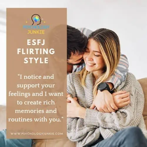 ESFJ flirting style