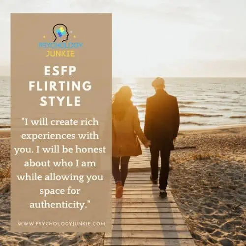ESFP flirting style