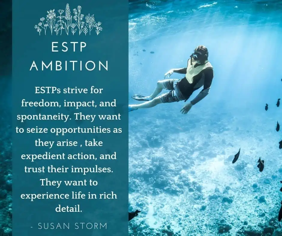 ESTP ambition