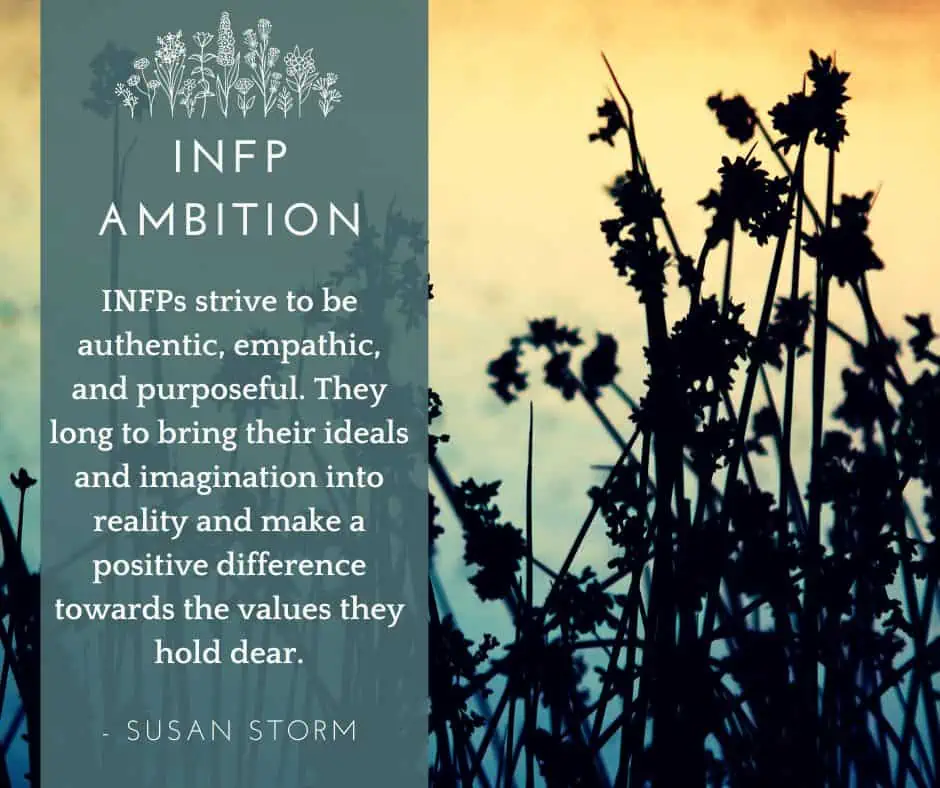 INFP ambition