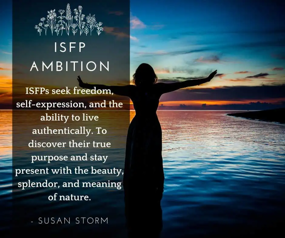 ISFP ambition