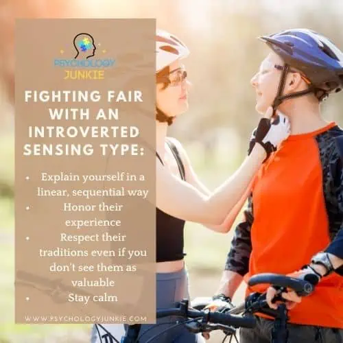 How to fight fair with an ISFJ, ISTJ, ESFJ, or ESTJ