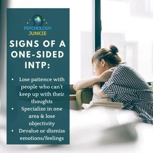 signs of a one-sided INTP