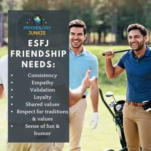ESFJ friendship needs