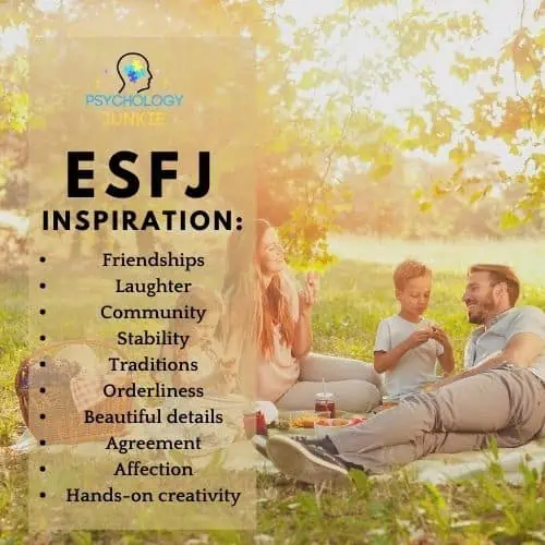 ESFJ inspiration needs