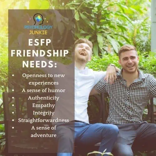 ESFP friendship needs