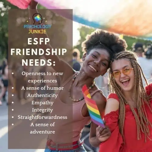 What the ESFP woman needs in a friendship