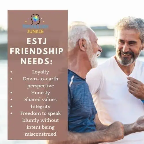ESTJ friendship needs