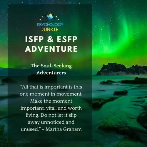 ISFP and ESFP adventurers
