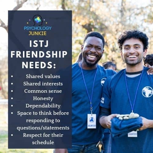 ISTJ friendship needs