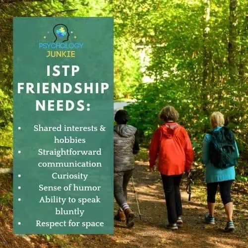 What the ISTP woman needs in a friendship