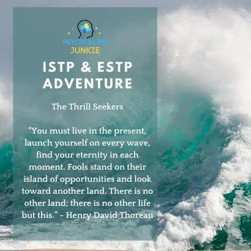 ISTP and ESTP adventurers