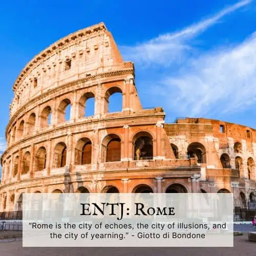 ENTJ city of Rome