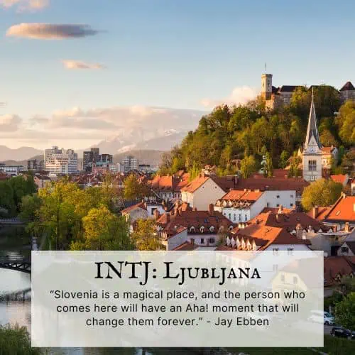 INTJ city is Ljubljana