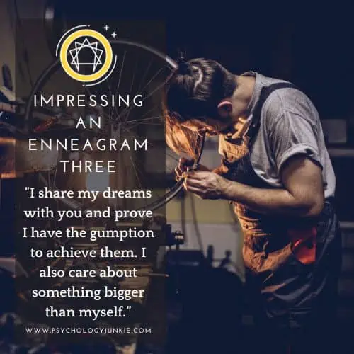 impressing an enneagram 3