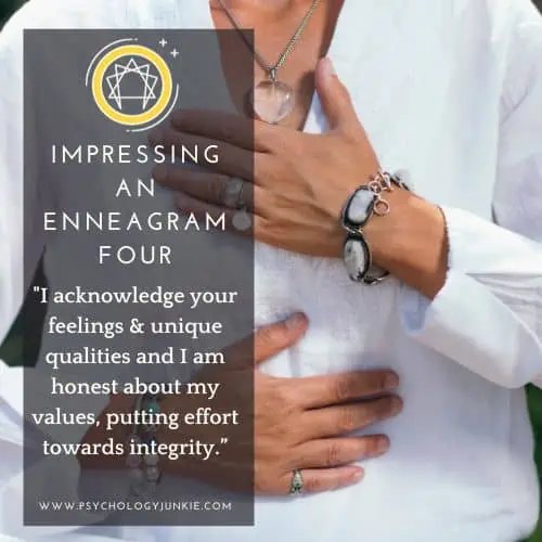 how to impress an enneagram 4